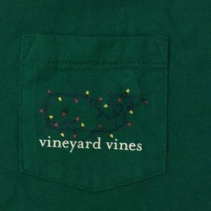 Long Sleeve Vineyard Vines Holiday Shirt